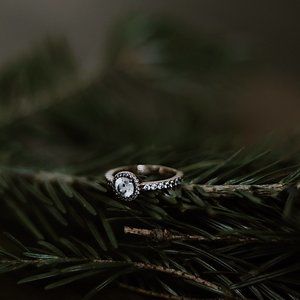 PANDORA ROSE GOLD CLASSIC SPARKLE HALO RING